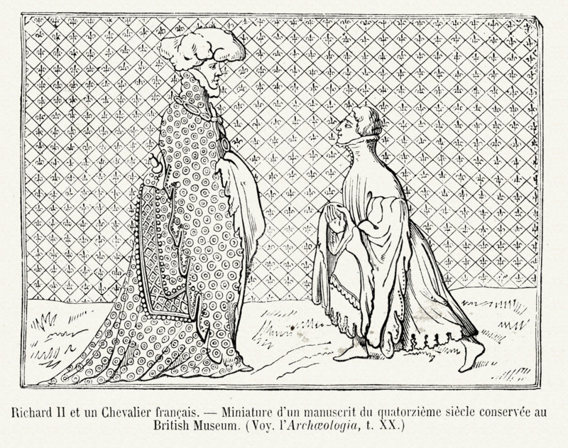 Richard II and a french Knight.