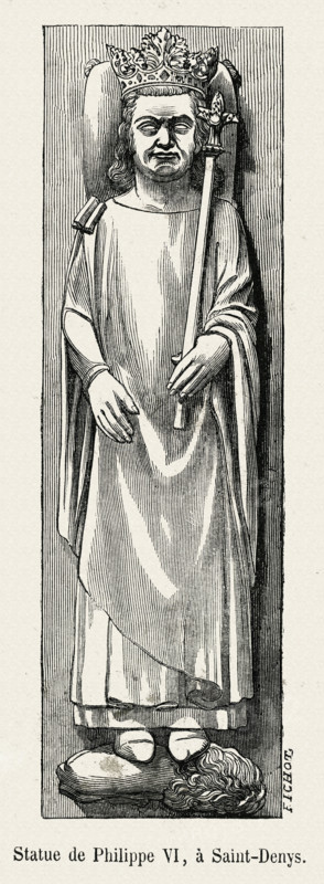 Recumbent statue of Philip VI.