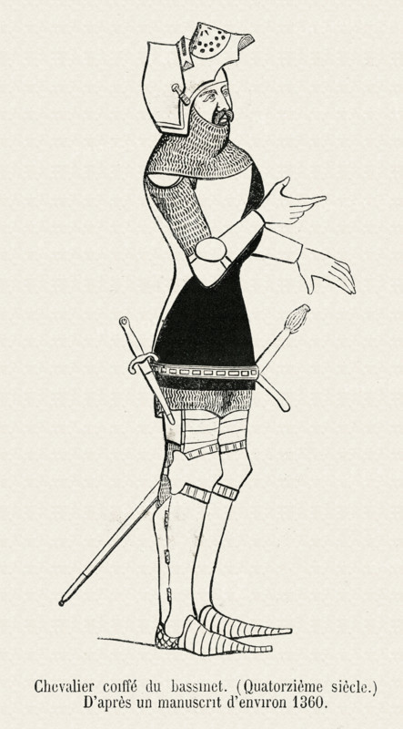 A Knight in armour.