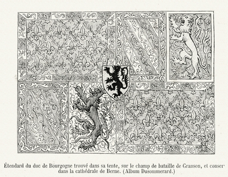 Flag of the Duke of Bourgogne.