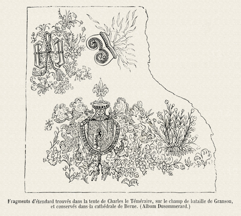 Flag of the Duke of Bourgogne.