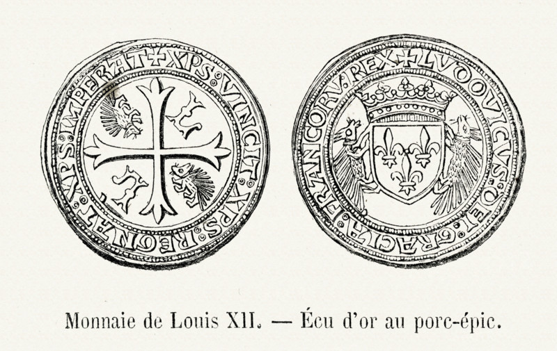 Coin of Louis XII.