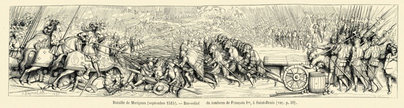 Battle of Marignan (September 1515).