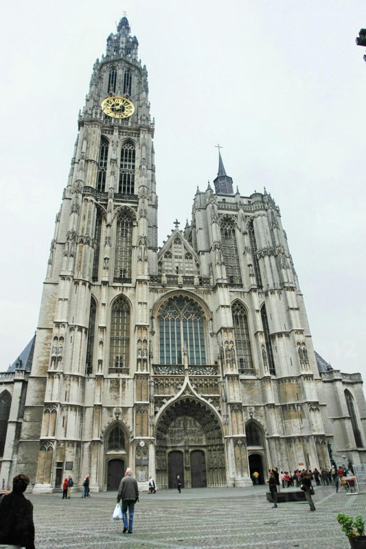 La cathédrale ND d'Anvers.