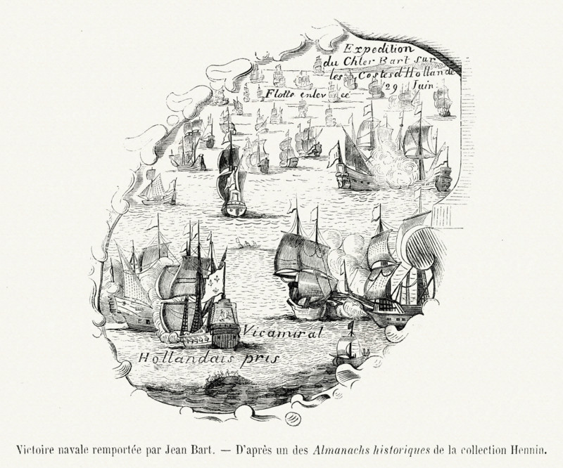 Naval victory won under the command of Jean Bart.