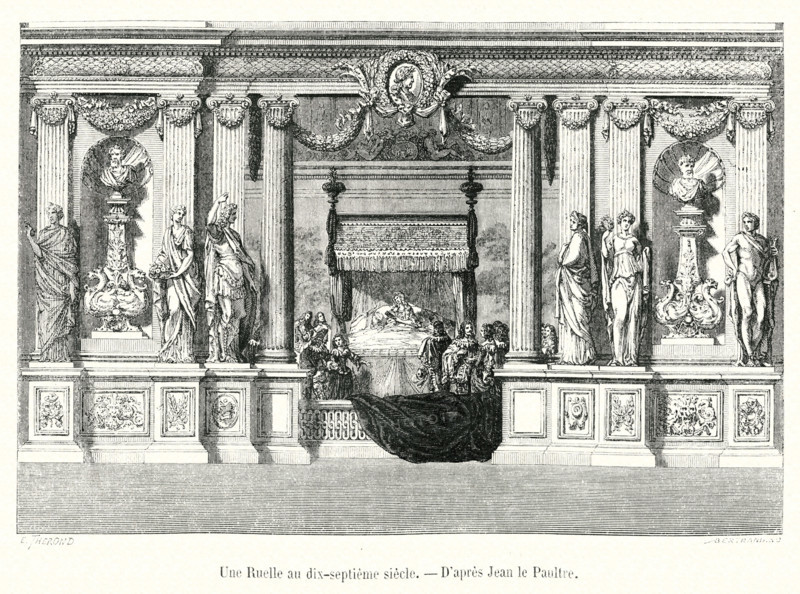 A "Ruelle" in the 17th Century.