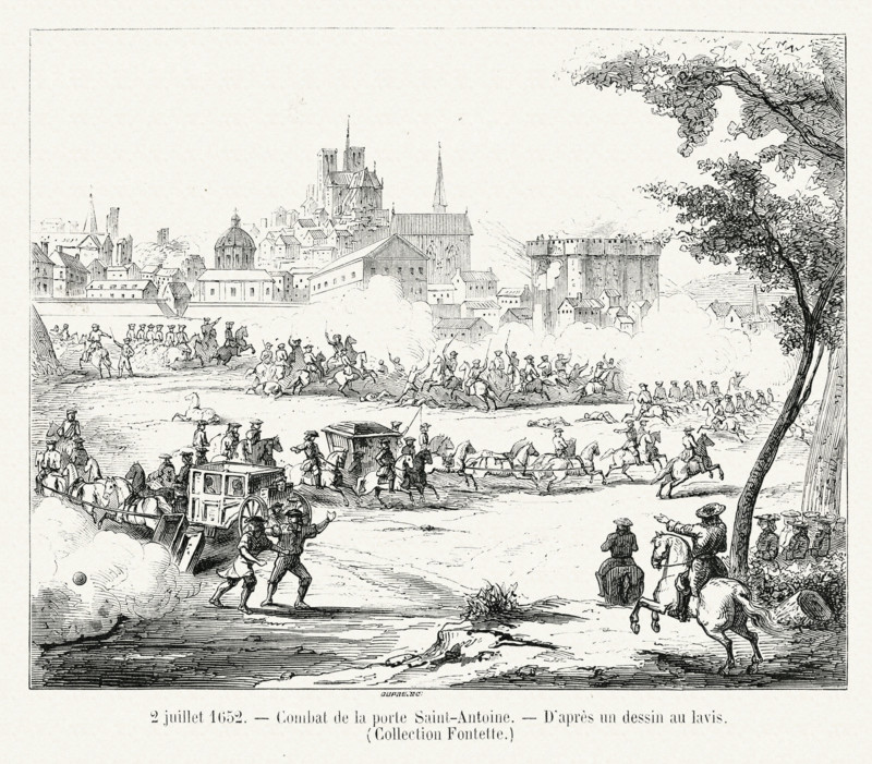 Combat de la porte Saint-Antoine.