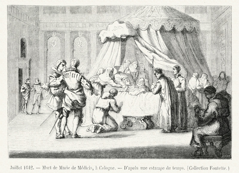 Death of Mary of Medichi, in Cologne.