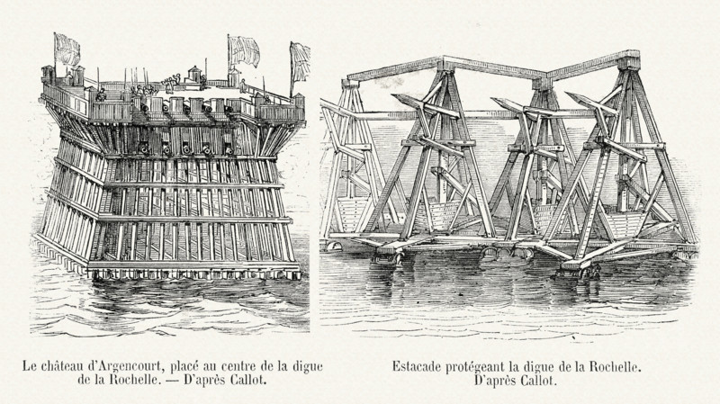Siege of la Rochelle.