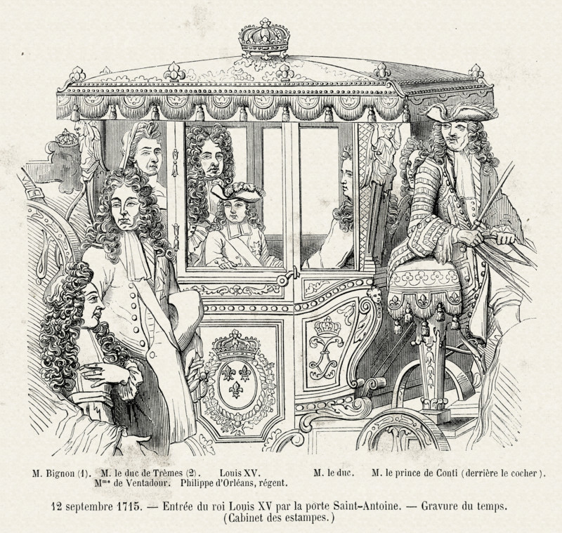 Entrée du roi Louis XV par la porte Saint-Antoine.