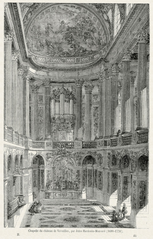 Chapel of the Palace of Versailles.