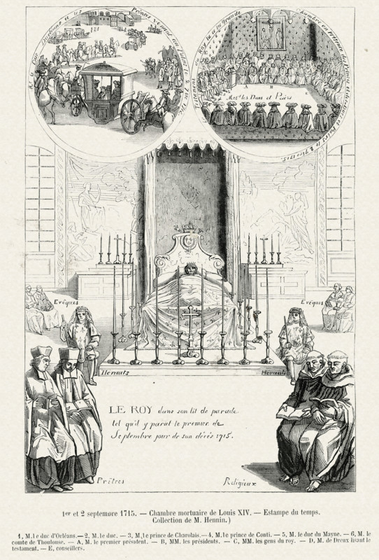 Death of Louis XIV.