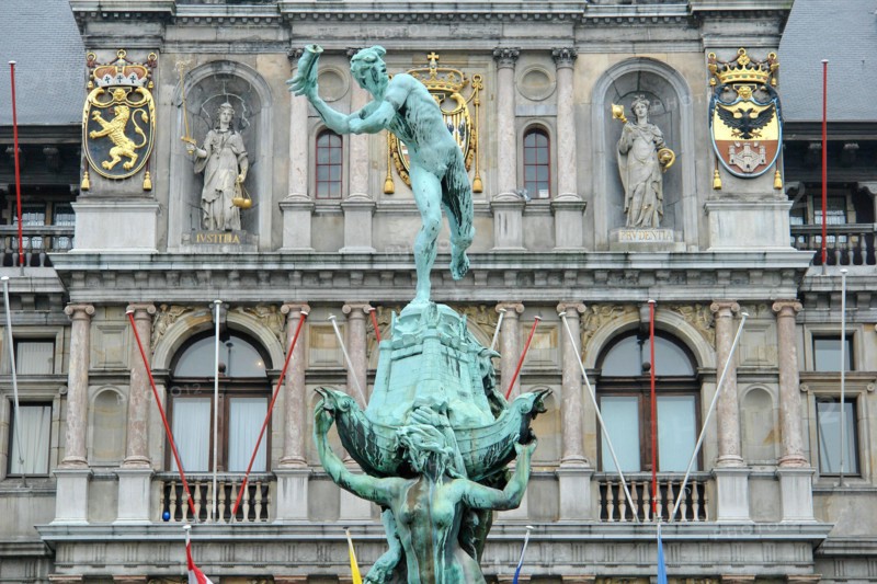 The Brabo fountain, Antwerp