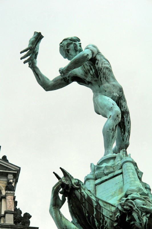Fontaine de Brabo. Belgique. Anvers