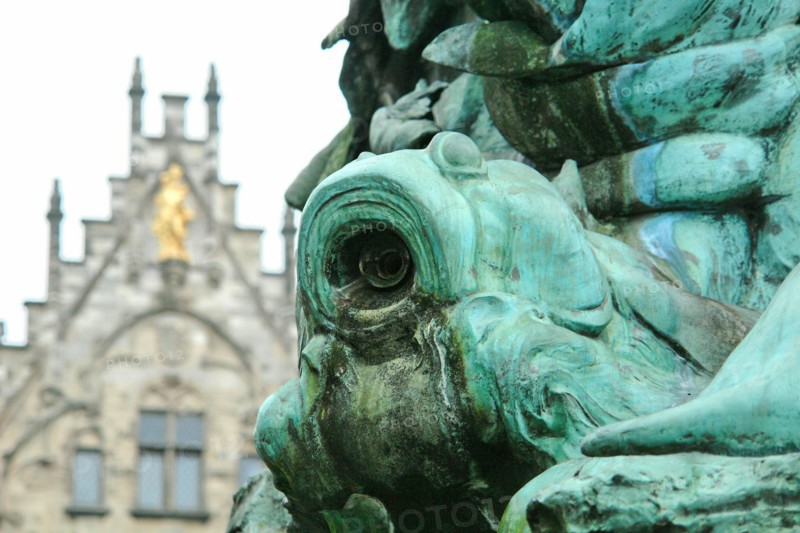 Fontaine de Brabo. Belgique. Anvers