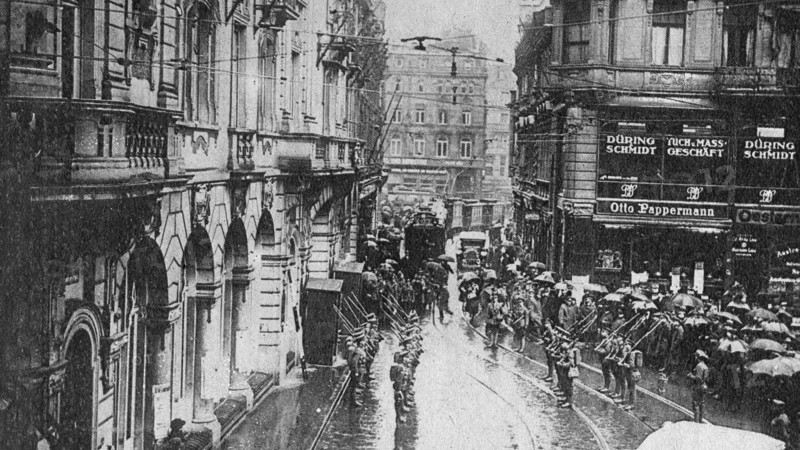 Allemagne. Occupation alliée (britannique) à Cologne