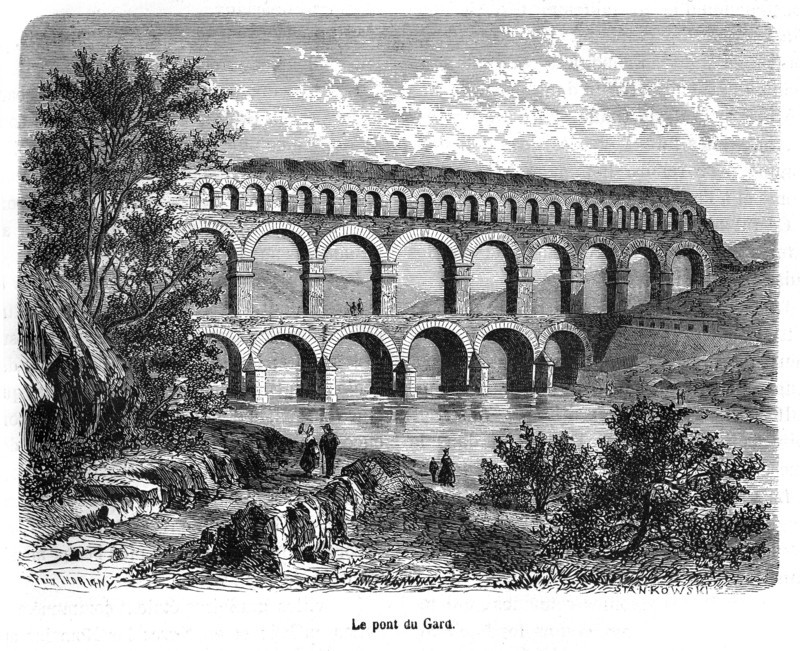 The Pont du Gard.