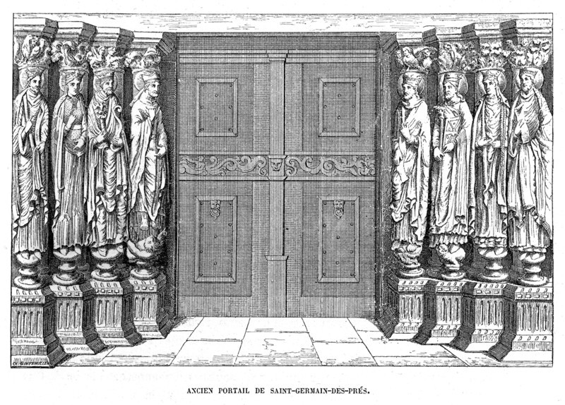 Ancien portail de Saint-Germain-des-Prés.
