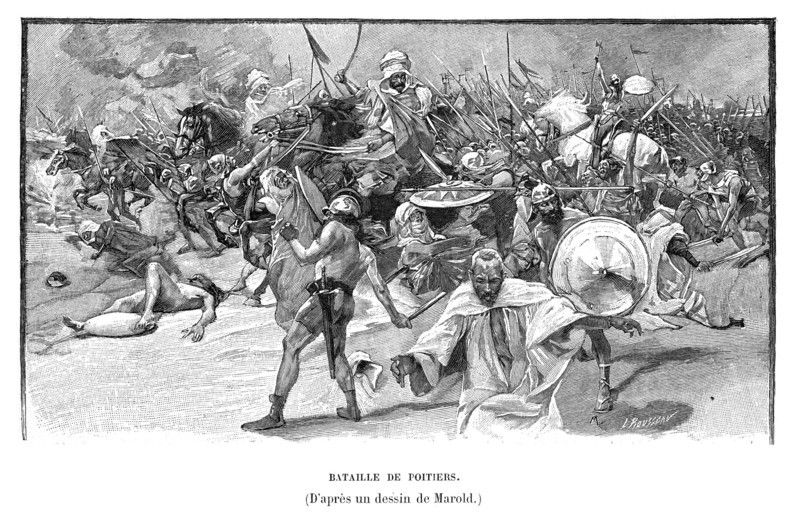 The battle of Poitiers