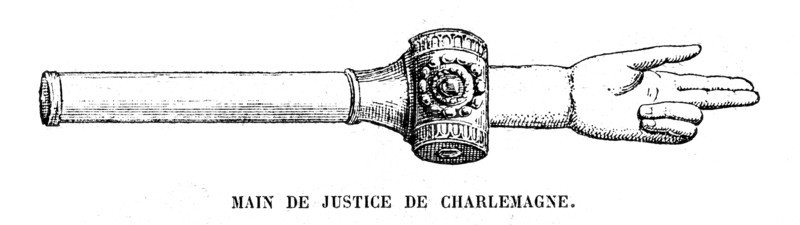 Main de Justice de Charlemagne.