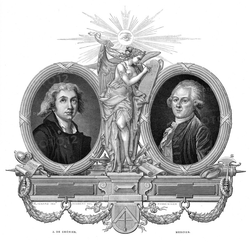J. de Chênier et Mercier.