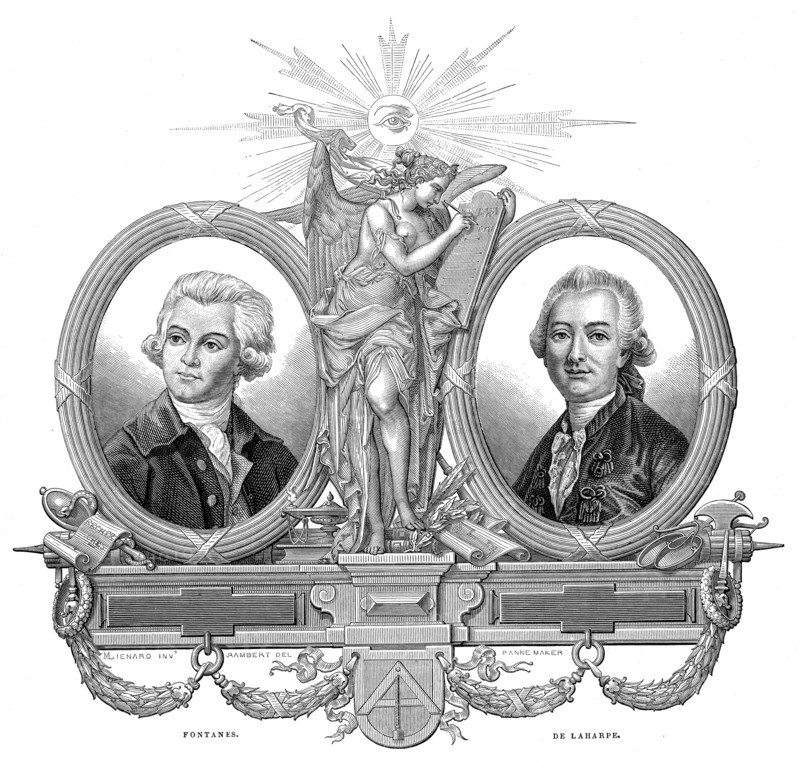 Fontanes and de La Harpe