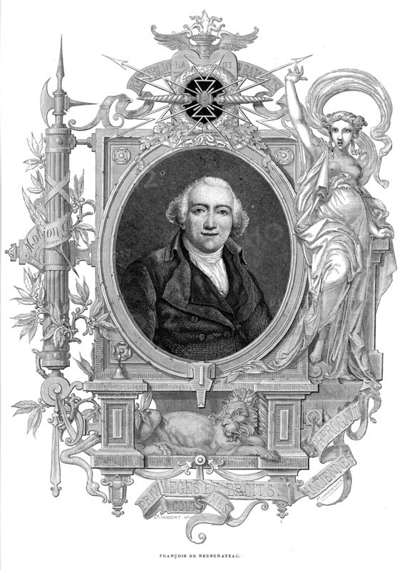 FPortrait of Nicolas Louis François de Neufchateau who was a politician and a philologist