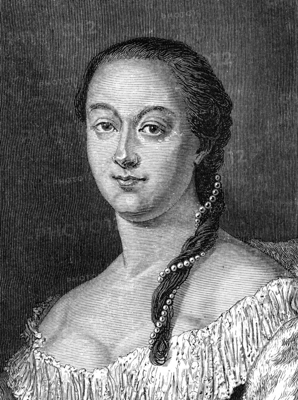 la Princesse Nathalie Dolgorouki. Exécutée le 12 novembre 1739. Gros plan.