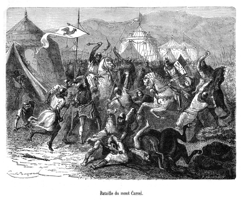2e bataille de Cassel s'est déroulée le 23 août 1328 à proximité de la ville de Cassel dans le nord de la France entre l'armée du roi de France Philippe VI de Valois et les milices flamandes menées par Nicolaas Zannekin, petit propriétaire foncier de Lampernisse dans la châtellenie de Furnes (Belgique actuelle).