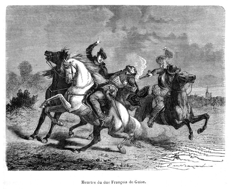 Assassinat du duc François de Guise.