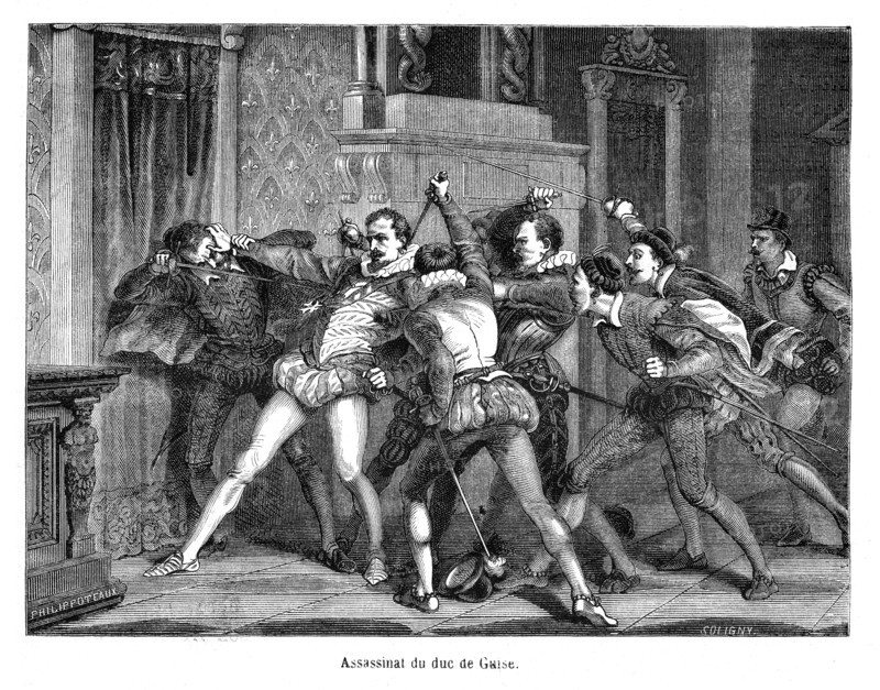 Assassinat du duc de Guise.