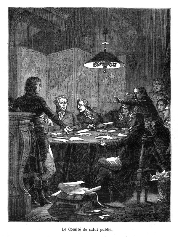 Révolution française. Le Comité de salut public.