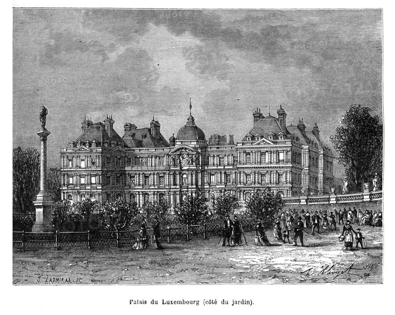 Palais du Luxembourg (côté jardin).