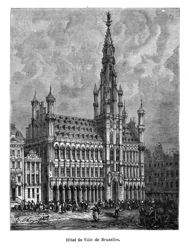 Hôtel de ville de Bruxelles.