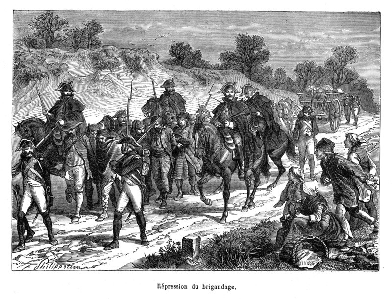 Gendarmes. Répression du brigandage.