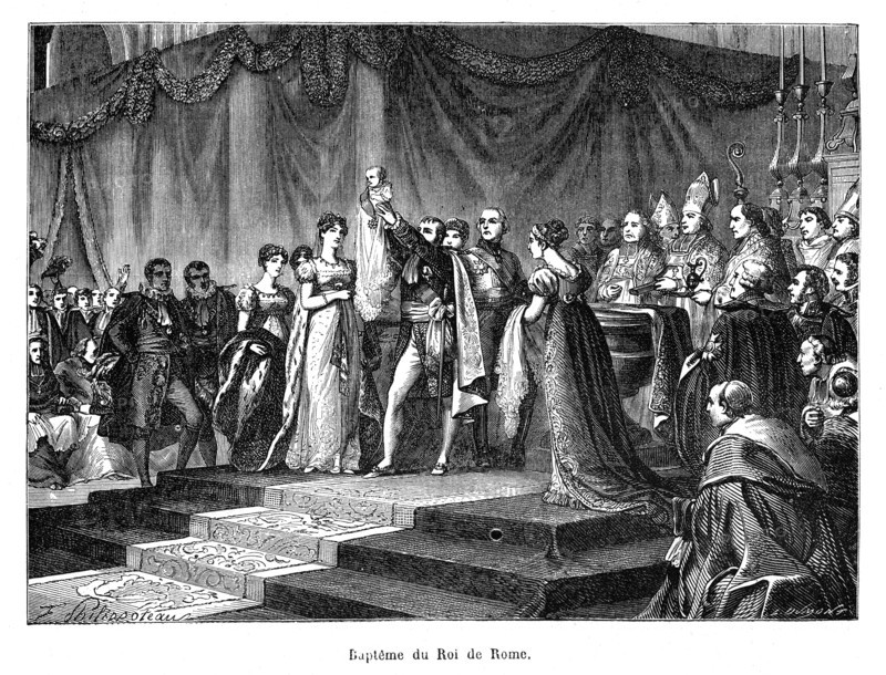 Le baptême du Roi de Rome