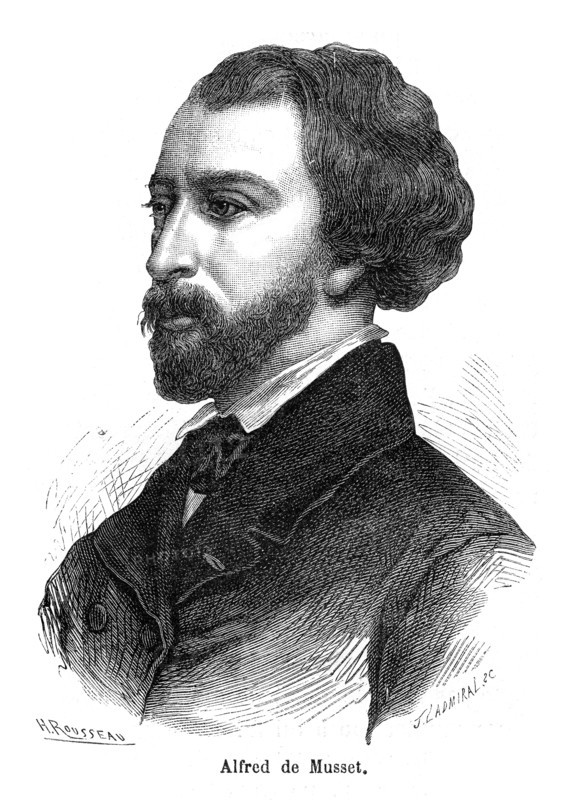 Louis Charles Alfred de Musset, né le 11 décembre 1810 à Paris et mort le 2 mai 1857 à Paris, est un poète, auteur dramatique et romancier français.