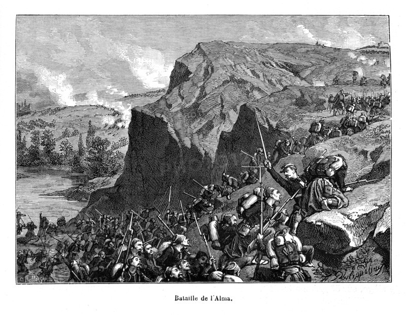 La bataille de l'Alma est une bataille qui opposa le 20 septembre 1854 une coalition franco-britanno-turco-piémontaise à l'armée russe lors de la guerre de Crimée sur les rives du fleuve l'Alma.