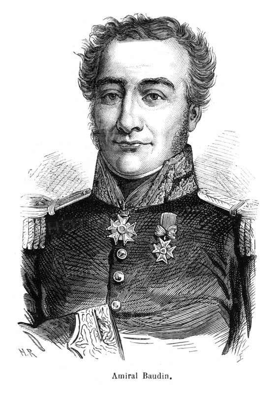 Charles Baudin, né en 1784 à Paris, mort en 1854, est un amiral français, fils du conventionnel Pierre-Charles-Louis Baudin (des Ardennes).