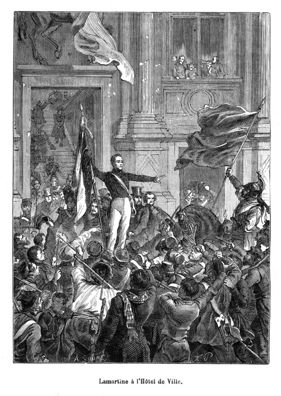 Lamartine à l'Hôtel de Ville.