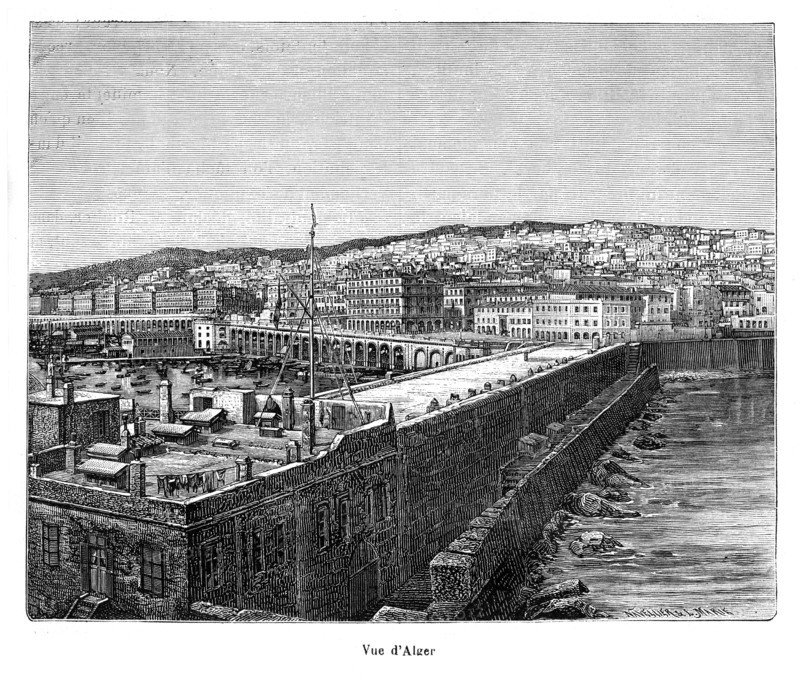 Algérie. Vue d'Alger.