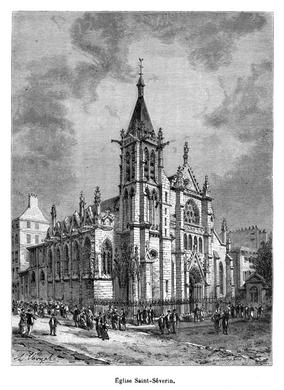 Paris. Eglise Saint-Séverin.