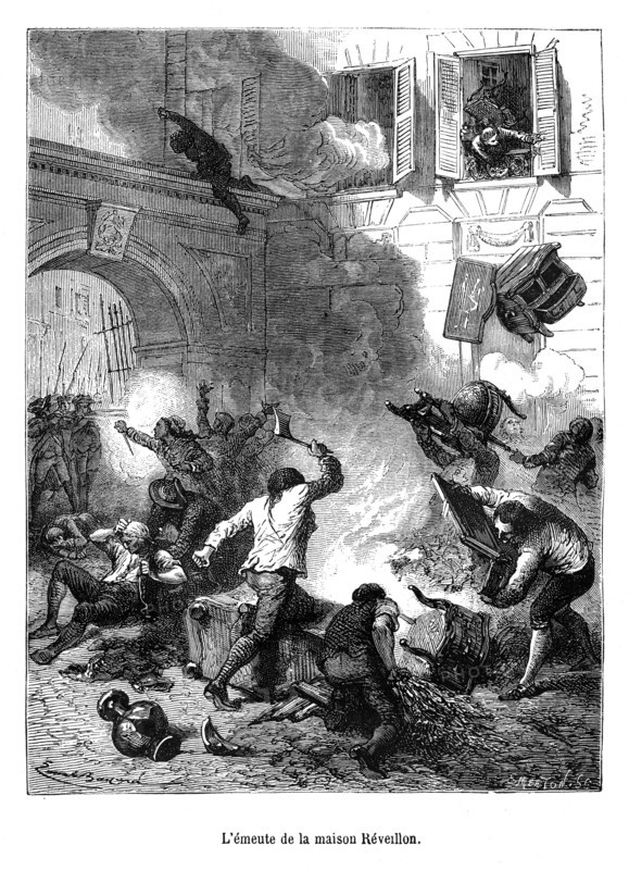 Révolution française. L'émeute de la maison Réveillon.