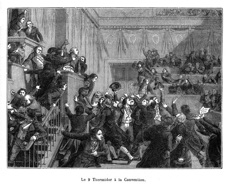Révolution française. Le 9 Thermidor à la Convention.