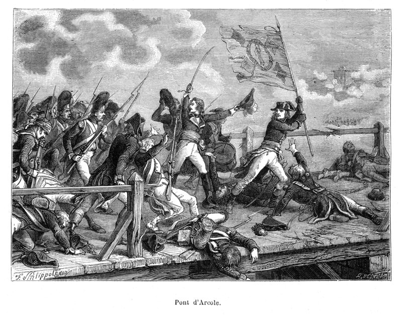 La bataille du Pont d'Arcole s'est déroulée du 15 au 17 novembre 1796. Elle opposa les 19 000 hommes de l’armée française sous les ordres de Napoléon Bonaparte, aux 24 000 hommes de l'armée autrichienne, commandée par le général Josef Alvinczy.
