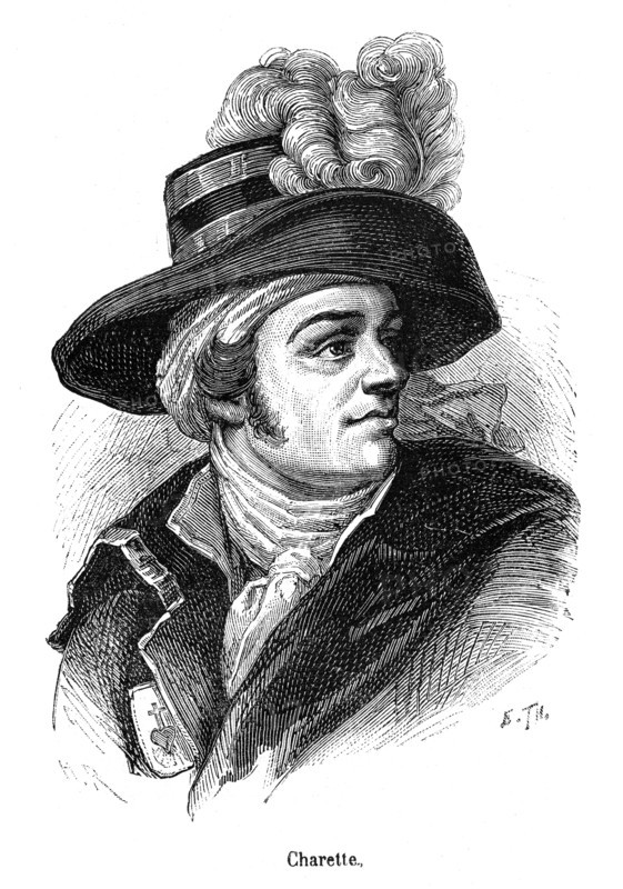 François-Athanase de Charette de la Contrie (21 avril 1763 à Couffé, près d'Ancenis, † 9 Germinal an IV (29 mars 1796) à Nantes, militaire qui s'opposa, les armes à la main, à la République dans sa région du Sud de la Bretagne (de culture poitevine) et en Vendée. Il fut l'un des meilleurs chefs de ce mouvement insurrectionnel appelé la Vendée militaire (1793-1800), durant la Révolution française. Il fut surnommé "Le Roi de La Vendée", et Napoléon Ier écrira de lui : "Il laisse percer du génie".