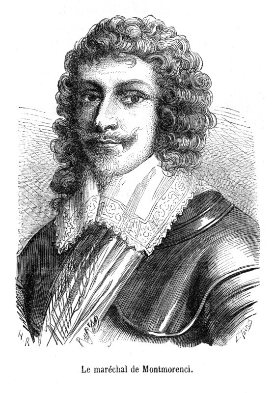 Le maréchal de Montmorency. Henri II de Montmorency (né en 1595, exécuté à Toulouse le 30 octobre 1632), fils d’Henri Ier de Montmorency, filleul du roi de France Henri IV, il fut amiral de France à 17 ans, vice-roi de la Nouvelle-France et gouverneur du Languedoc. Il est l’époux de Marie-Félicie des Ursins.