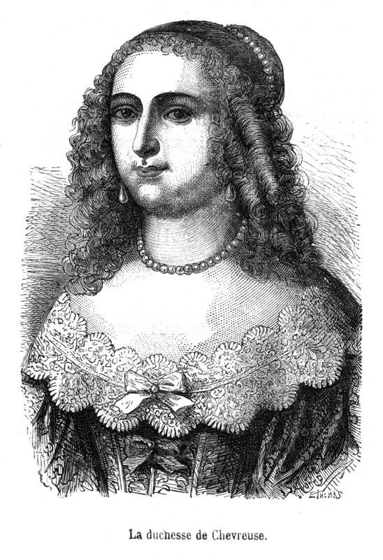 La duchesse de Chevreuse. Marie Aimée de Rohan plus connue sous le nom de duchesse de Chevreuse (1600- 12 août 1679), fille de Hercule de Rohan, duc de Montbazon, est une aristocrate française réputée surtout pour son grand charme et ses nombreuses intrigues politiques.