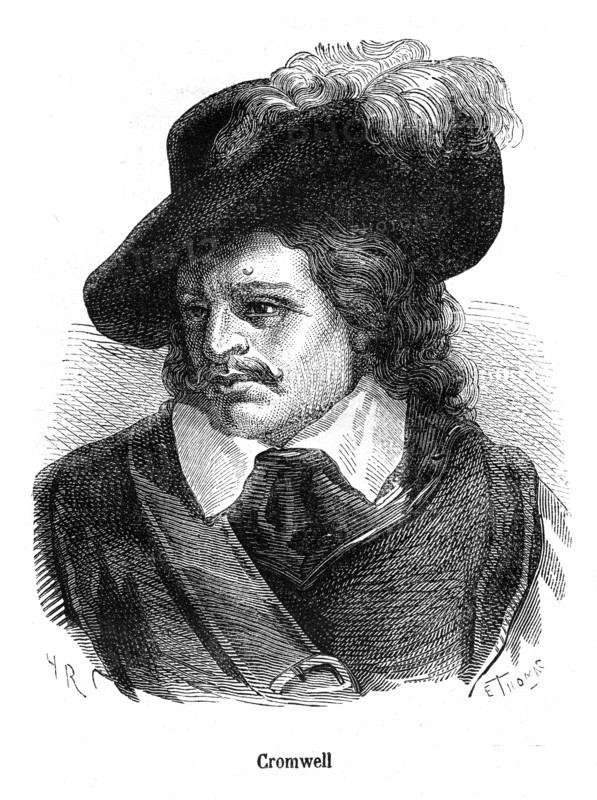 Oliver Cromwell (Huntingdon, 25 avril 1599 – Londres, 3 septembre 1658) est un militaire et homme politique anglais qui a gouverné l'Angleterre, sous le titre de Lord Protecteur, pendant les années 1650 jusqu'à sa mort en 1658.