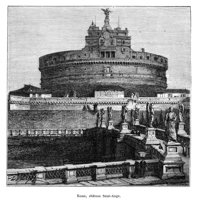 Rome. Château Saint-Ange.